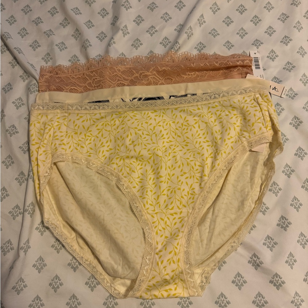 Soma Women's Panties Set - Yellow, Cream, Tan